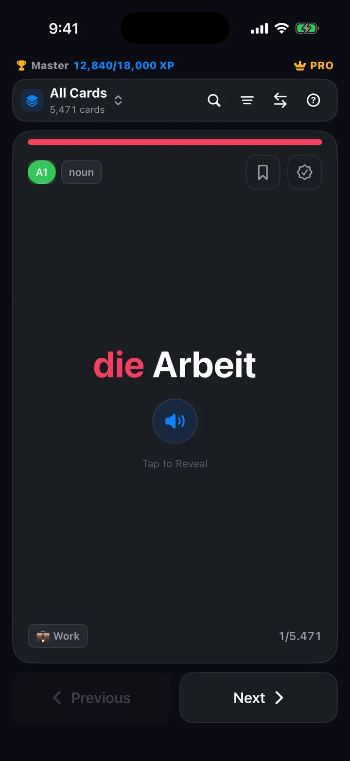 Fluent DE deck screen